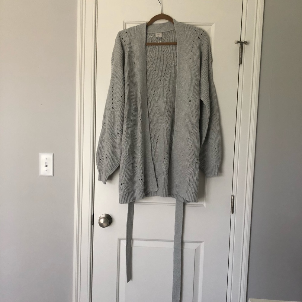 A NEW DAY Self Tie Cardigan